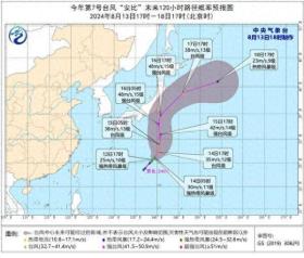 台风“安比”向东北方向移动 “悟空”向日本以东洋面靠近